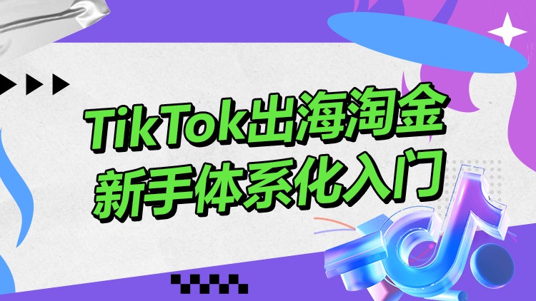 TikTok 出海淘金：新手一套就够，闭眼入就能学，体系化出海变现，新手也能抓住海外变现风口